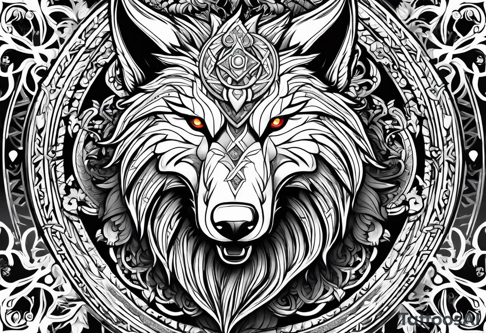 fenrir tattoo idea