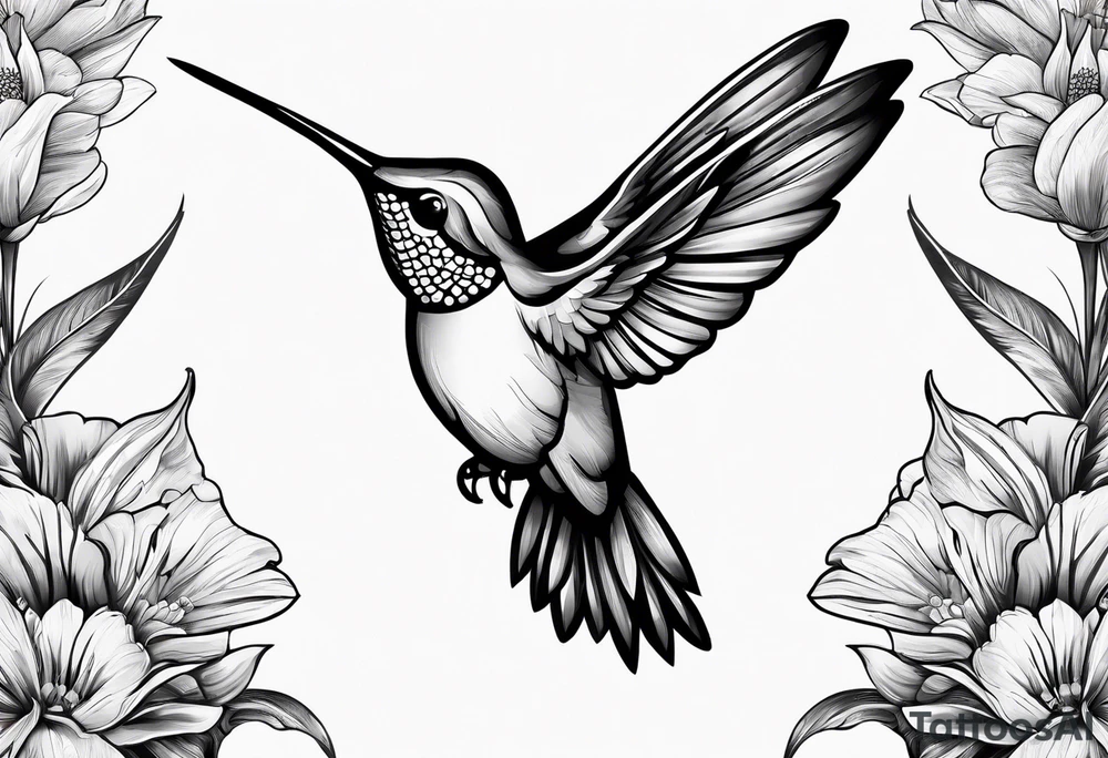 Hummingbirds tattoo idea