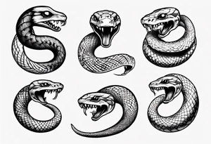 snake eating its own tail tattoo idea
