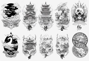 combining E and H tattoo idea