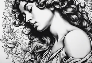 Caravaggio painting realistic tattoo tattoo idea