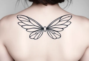 fairy wings tattoo idea
