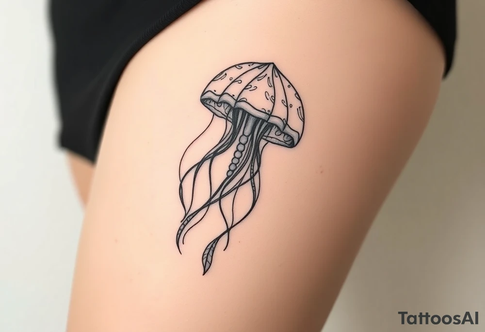 A big jellyfish tattoo tattoo idea
