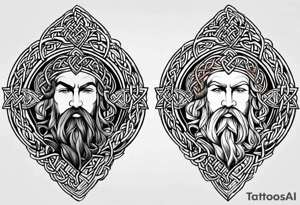 Celtic knot shoulder tattoo tattoo idea