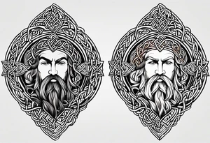 Celtic knot shoulder tattoo tattoo idea