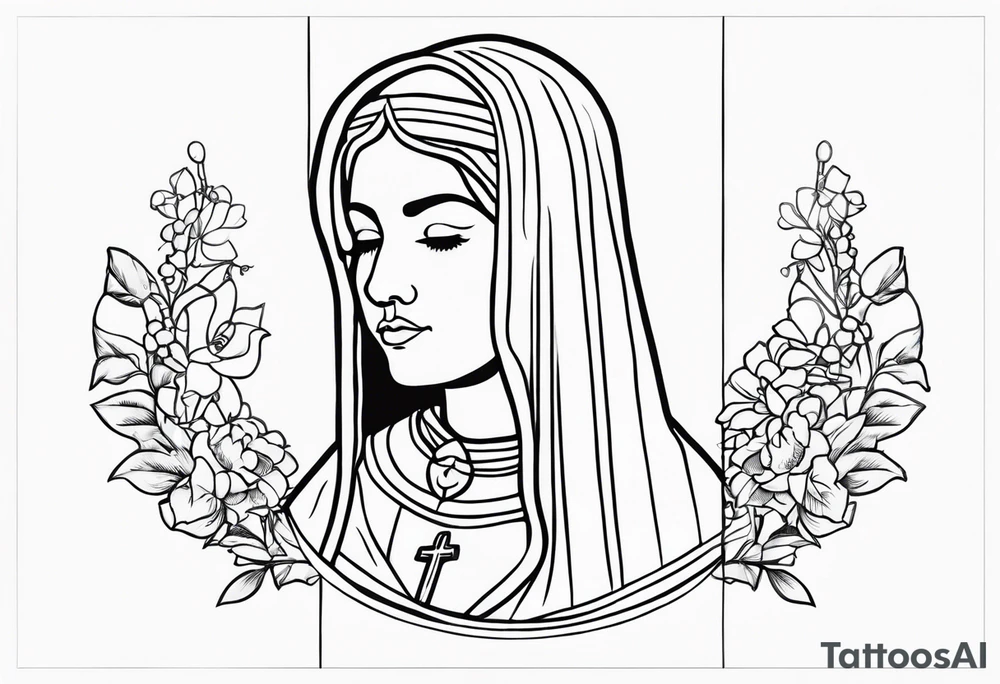 Santa Rita de Cássia tattoo idea