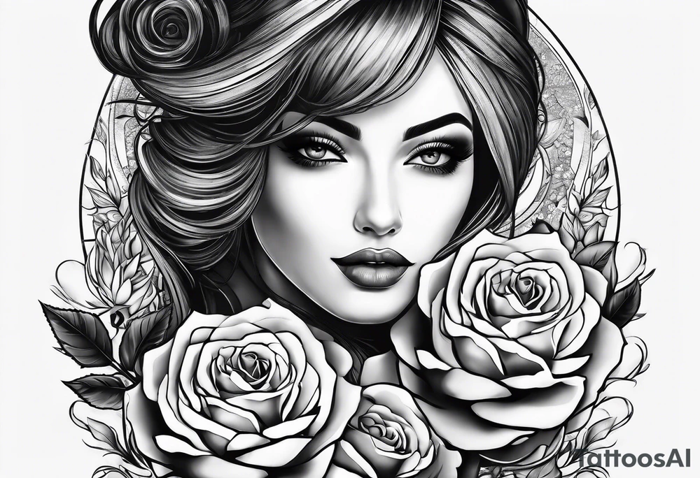 Jasmina with a rose tattoo idea