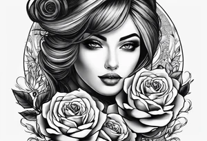 Jasmina with a rose tattoo idea