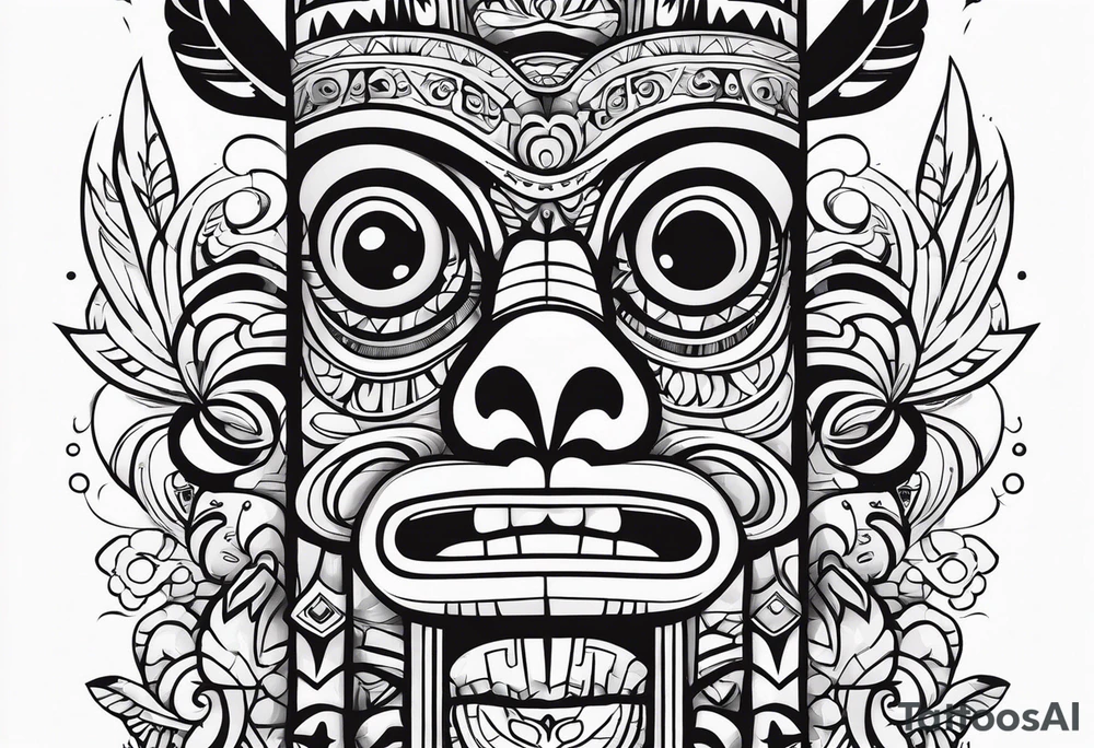 Totem pole tattoo idea