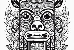 Totem pole tattoo idea