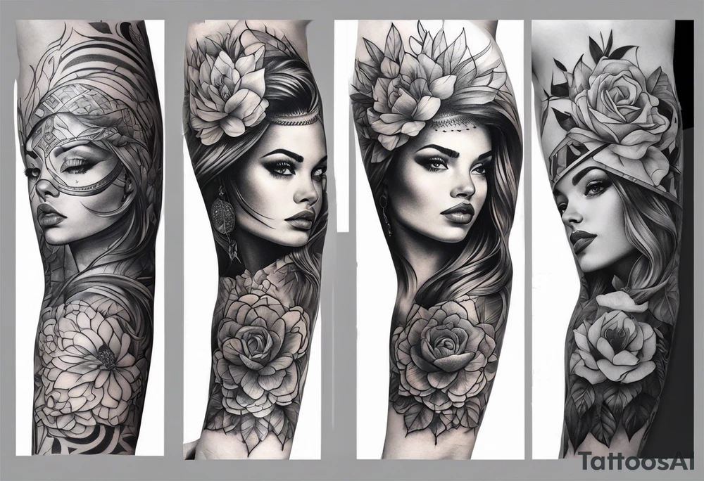 Sleeve tattoo tattoo idea