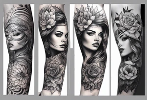 Sleeve tattoo tattoo idea