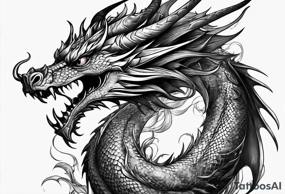 Dragon tattoo idea