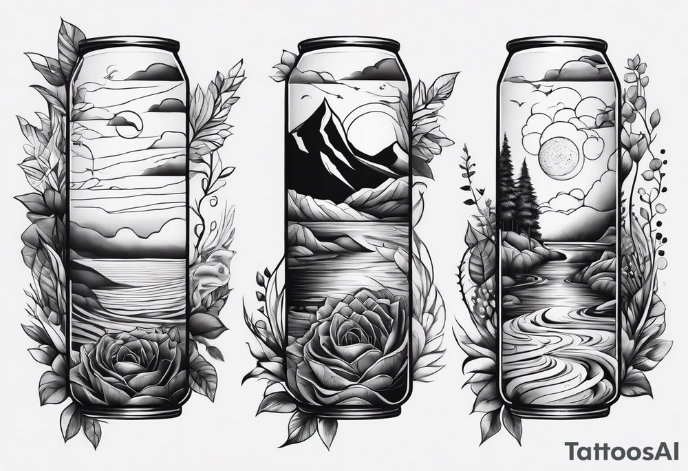 Water, nature, sleeve tattoo tattoo idea