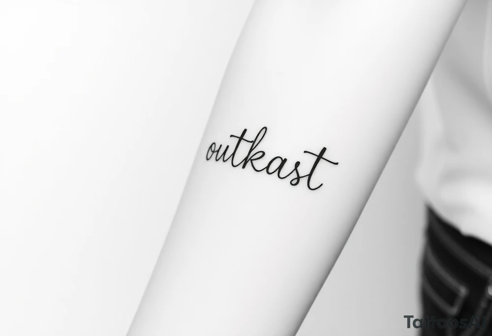 music group Outkast simple tattoos tattoo idea