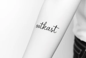 music group Outkast simple tattoos tattoo idea