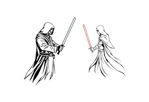 jedi vs sith tattoo idea