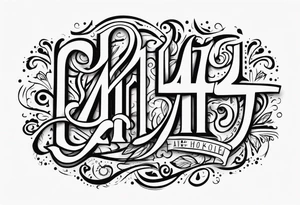 4 4 4 4 tattoo idea