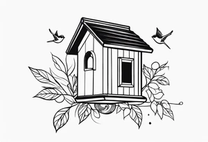 Birdhouse tattoo idea