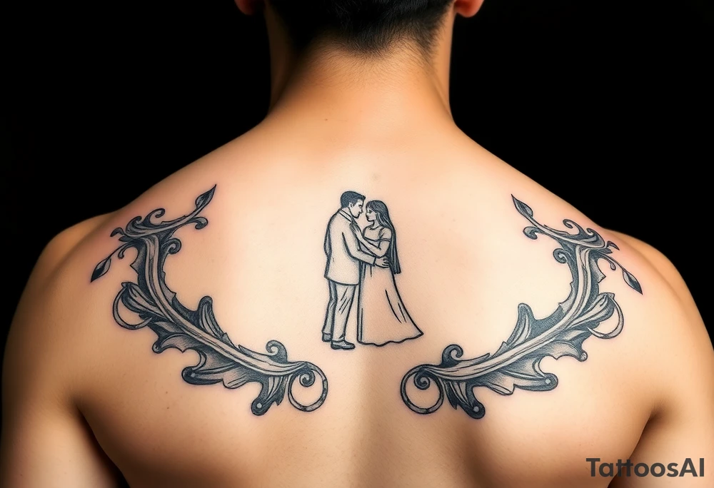 Couples tattoo tattoo idea