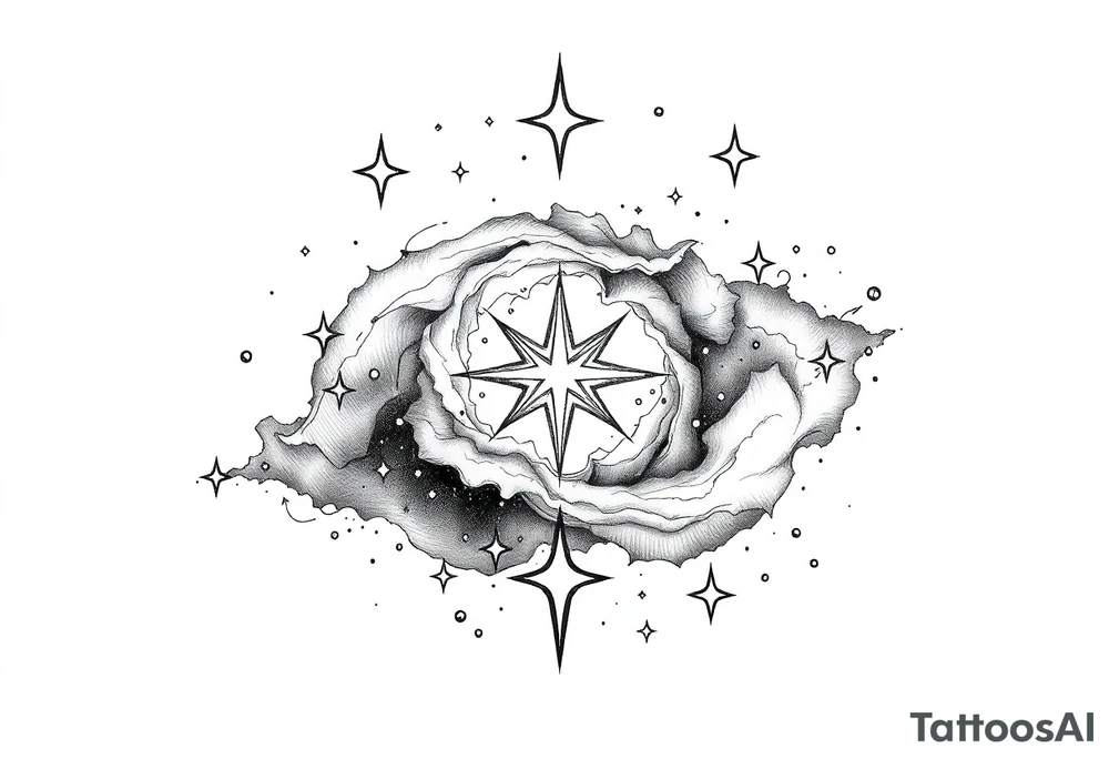 Galaxy,star,universe tattoo idea