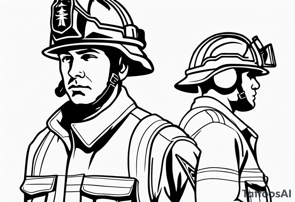 fireman tattoo idea
