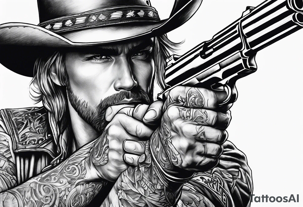 Gunslinger tattoo idea