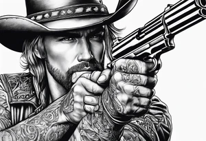 Gunslinger tattoo idea