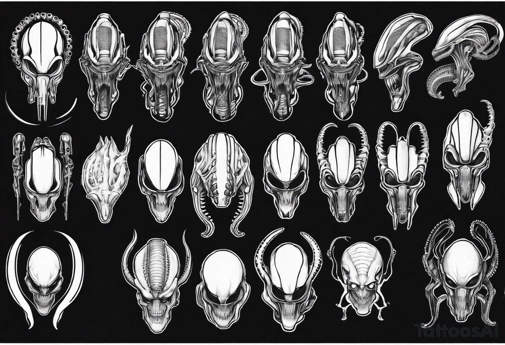 Xenomorph tattoo idea