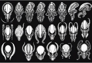 Xenomorph tattoo idea