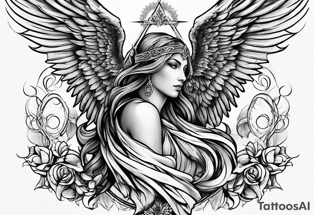 Archangel tattoo idea