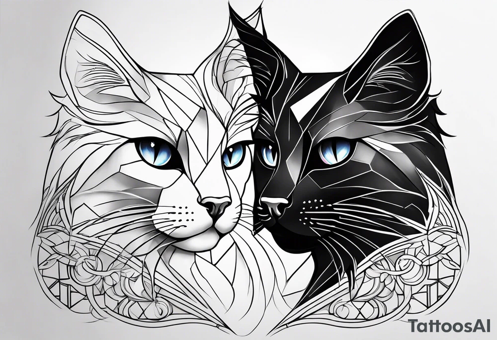 Black Cat tattoo idea