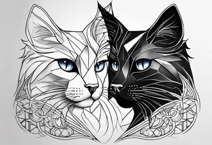 Black Cat tattoo idea