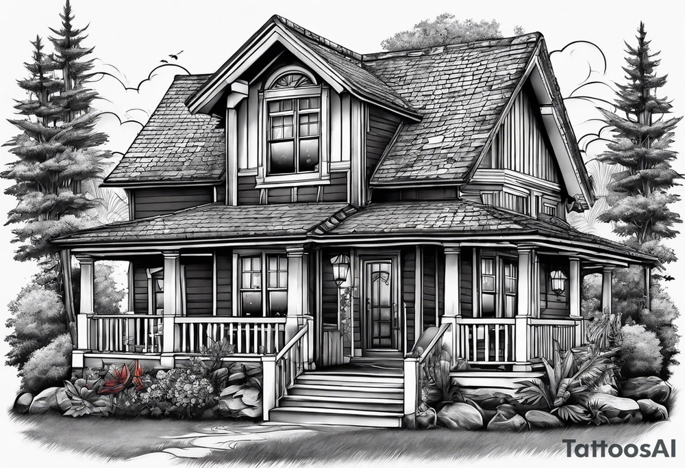 House tattoo idea