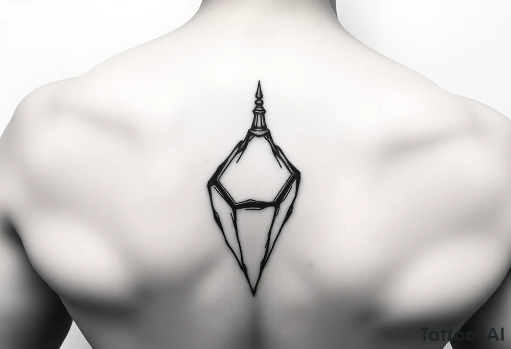 erect penis tattoo idea