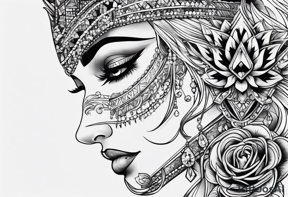 diamond tattoo idea