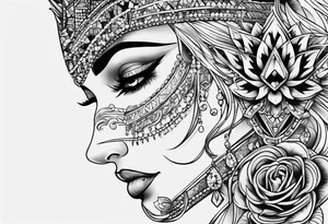 diamond tattoo idea