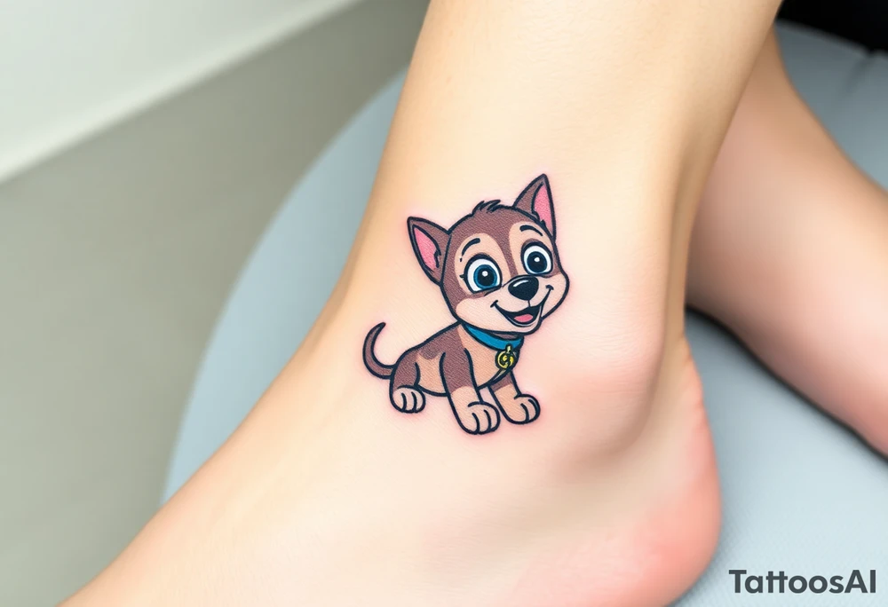 paw patrol tattoo idea