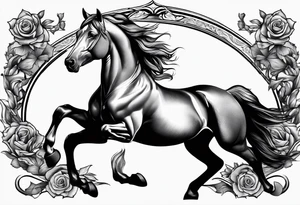 Pferd tattoo idea