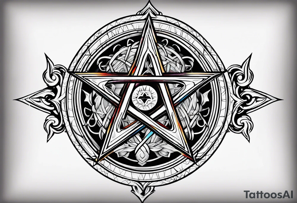 Sigil pentagram tattoo idea