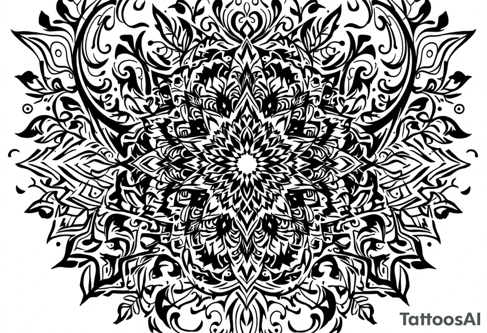 mandala tattoo idea