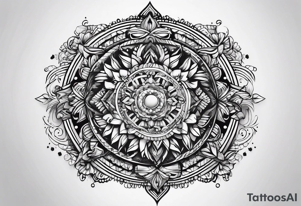circle tattoo idea