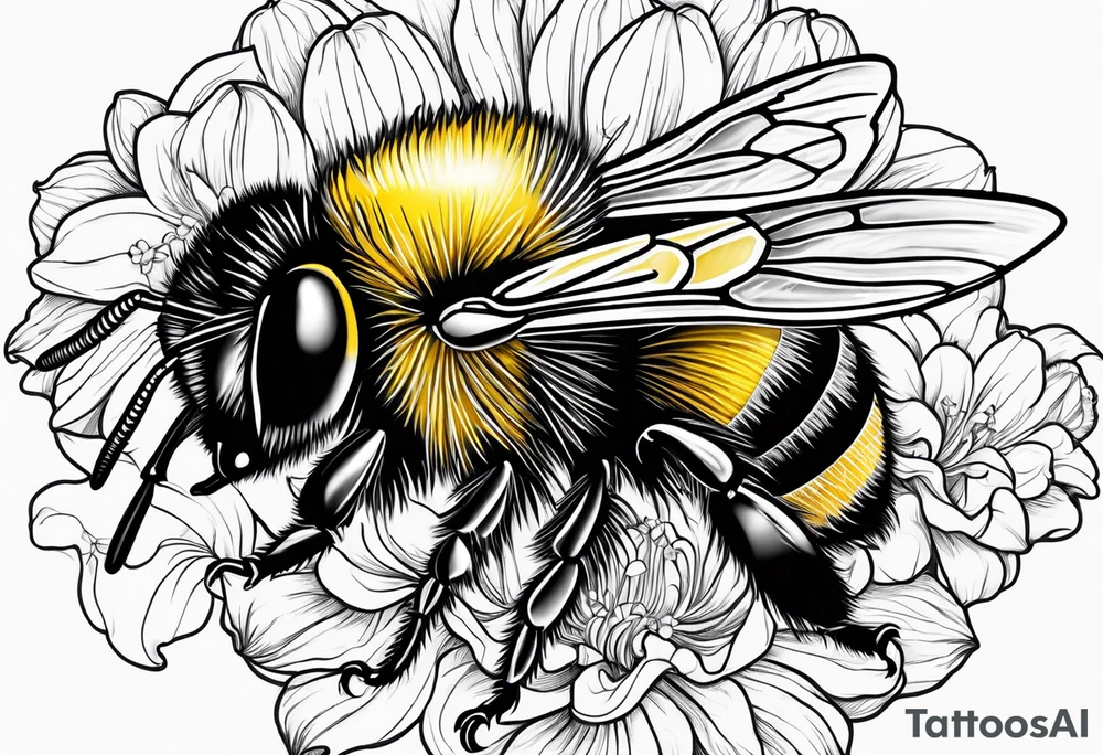 bumble bee tattoo idea