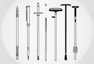 Pogo stick tattoo idea