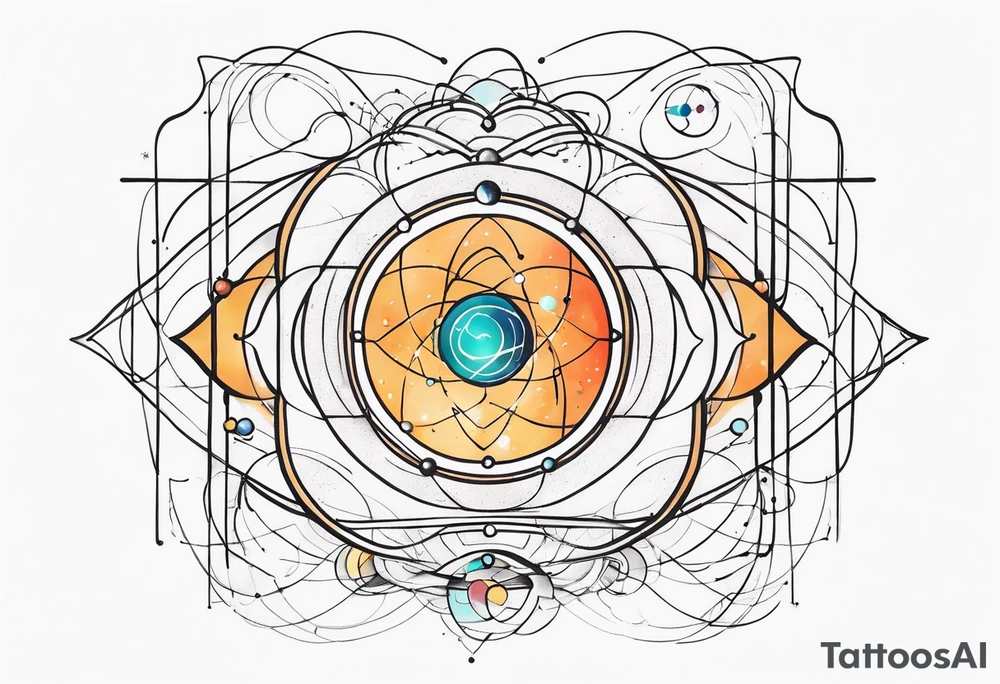 universe quantum field tattoo idea