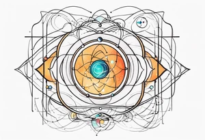 universe quantum field tattoo idea