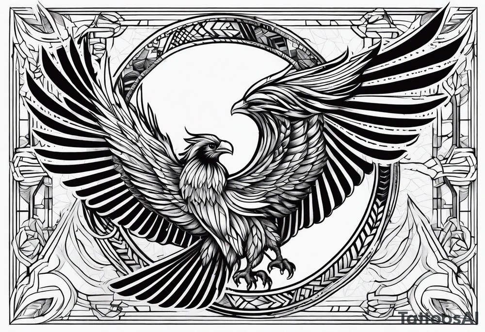 Phoenix tattoo idea