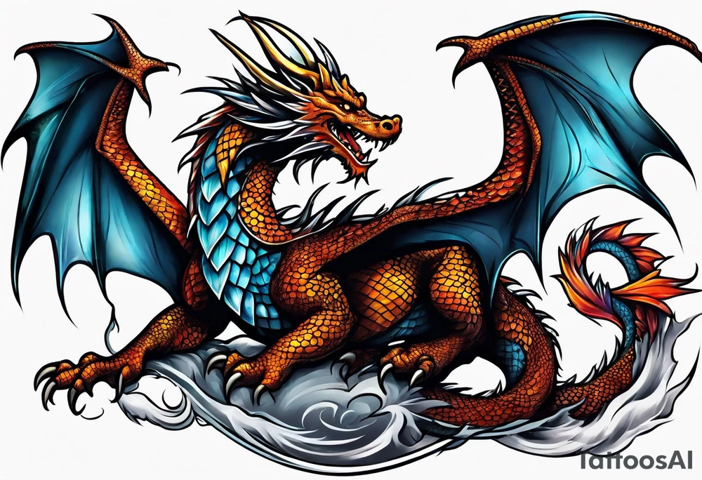 Dragon tattoo idea