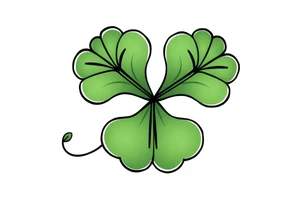 4 leaf clover tattoo idea