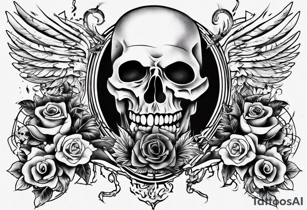gangster tattoo for back tattoo idea